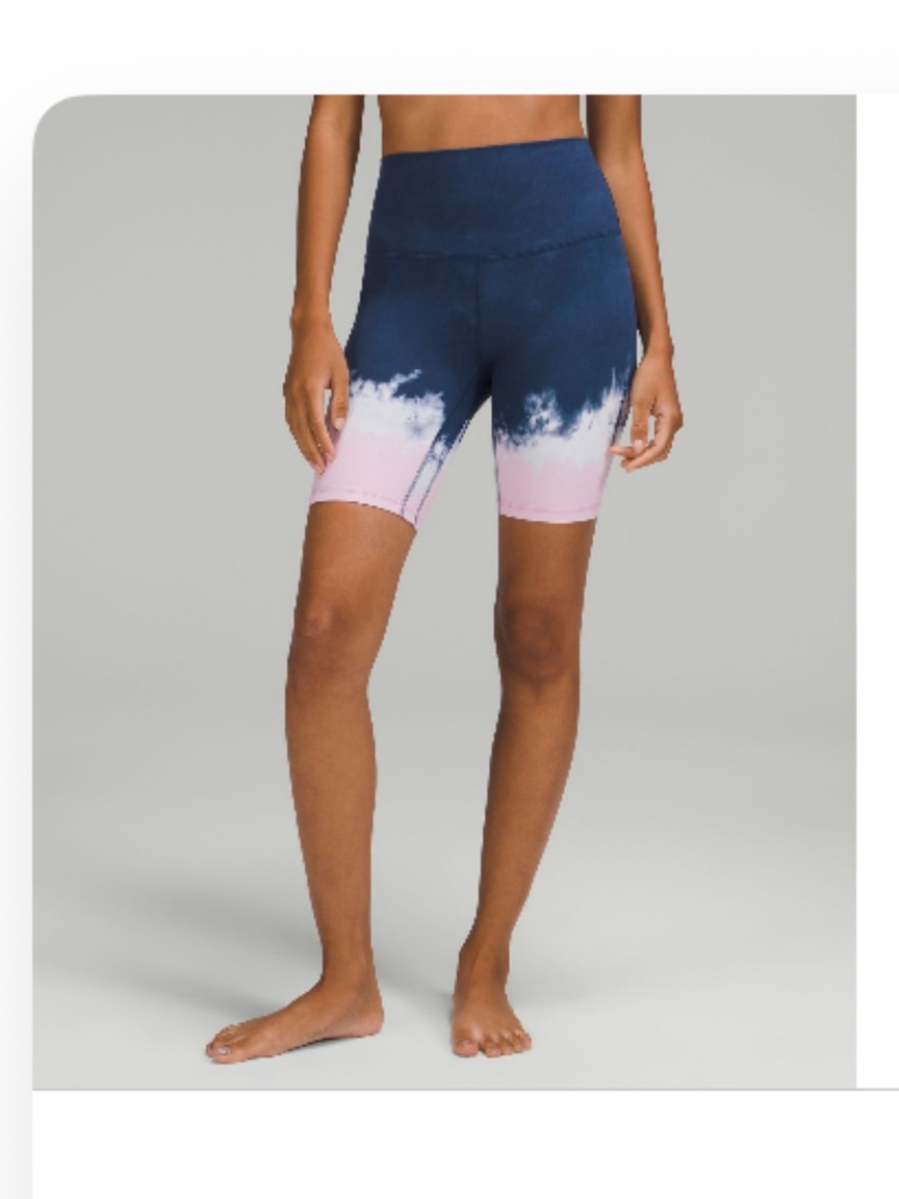 Lululemon Align High Rise Short 8” Circulate Tie Dye Size 6